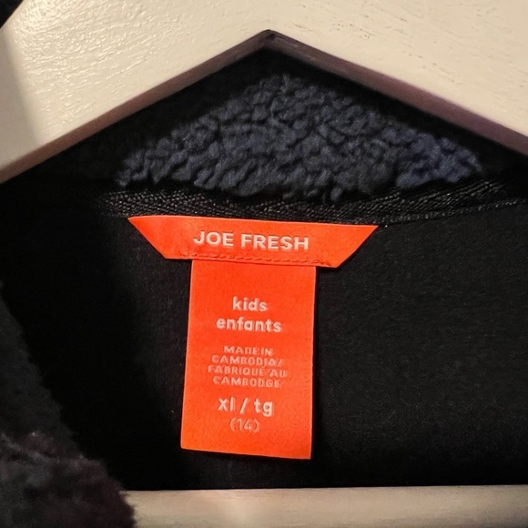 Joe Fresh Plaid Fuzzy Sherpa Jacket NWOT - Picture 6 of 10